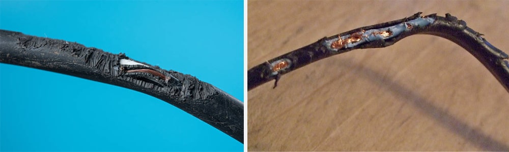 سوختگی سیم و کابل /